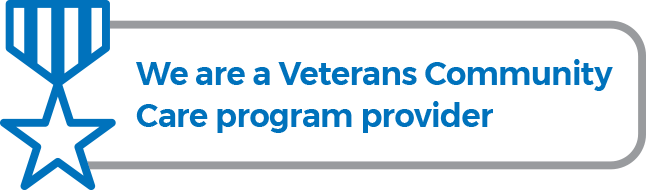 We are a Veterans Community Care program provider
